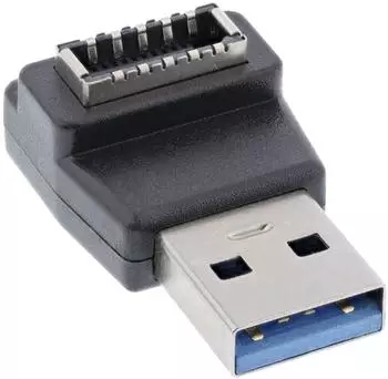 InLine USB 3.2 Adapter USB-A Stecker zu USB-E Frontpanel Buchse (33446M)