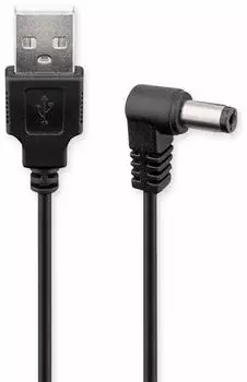 Goobay USB-Stromversorgungskabel DC 5,5x2,5mm 1m (55155)