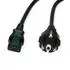 Roline Netzkabel IEC-Buchse & CEE7/7-Stecker gerade, schwarz, 1,8m (19.08.1024)