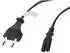 Lanberg Netzkabel CEE 7/16 auf C7-Koppler, schwarz, 1,8m (CA-C7CA-10CC-0018-BK)