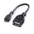 Value USB 2.0 Kabel Micro-B Stecker auf USB-A Buchse, 0,15m, schwarz (11.99.8311)