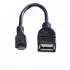 Value USB 2.0 Kabel Micro-B Stecker auf USB-A Buchse, 0,15m, schwarz (11.99.8311)