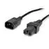Value Netzkabel IEC C14-C15 0,5m, schwarz (19.99.1120)