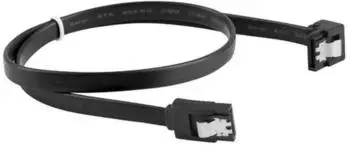 Lanberg SATA III Kabel, gewinkelt, 0,5m, schwarz (CA-SASA-13CU-0050-BK)