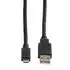 Roline USB 2.0 Kabel USB-A auf Micro-USB Typ B, 0,80m, schwarz (11.02.8754)