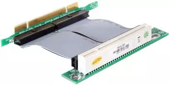 DeLock Riser Karte PCI 32-Bit > PCI 32-Bit, 7cm Kabel, linksgerichtet (41793)