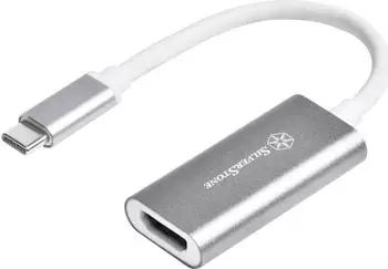 SilverStone SST-EP07C-E USB 3.1 Typ-C auf HDMI 2.0b Adapter, grau (SST-EP07C-E)