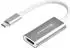 SilverStone SST-EP07C-E USB 3.1 Typ-C auf HDMI 2.0b Adapter, grau (SST-EP07C-E)