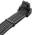 CableMod C-Series Pro Anschlusskabel Variante A, 90°, 16-Pin zu 2x 8-Pin PCIe, carbon (CM-PCSR-16P2-RAN60KC-5PK-R-SS)