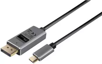 Maxtrack USB-C auf DisplayPort Kabel 8K@30Hz, 1m (C522-1L)