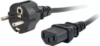 C2G Universelles Netzkabel CEE 7/7 auf C13 5m (88546)