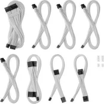 CableMod C-Series Pro ModMesh Kabelset f&uuml;r Corsair RMi/RMx/RM, wei&szlig; (CM-PCSS-FKIT-NKW-R)