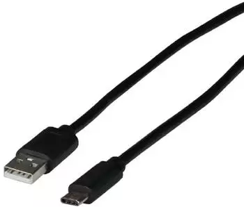 EFB-Elektronik USB 2.0 Kabel Typ-C Stecker auf Typ-A Stecker (EBUSBC-USB20AK.0,5)