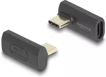 DeLock USB 4.0 Typ-C Adapter 40Gbps PD 3.1 240W 8K 60Hz 90&deg; (60244)