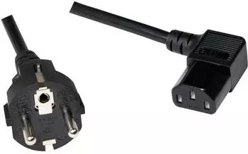 LogiLink Netzkabel Schuko auf C13 2m schwarz (CP117)
