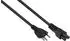 Kabelmeister Netzkabel Schweiz Typ J (SEV 1011) auf C5, schwarz, 0,75mm², 1,8m (SK6005-S018)
