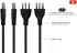 Kabelmeister Netzkabel Schweiz Typ J (SEV 1011) auf C5, schwarz, 0,75mm², 1,8m (SK6005-S018)