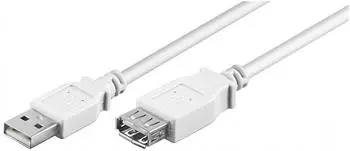 Goobay USB 2.0 Verl&auml;ngerungskabel 1,8m 480Mbit/s doppelt geschirmt (96198)
