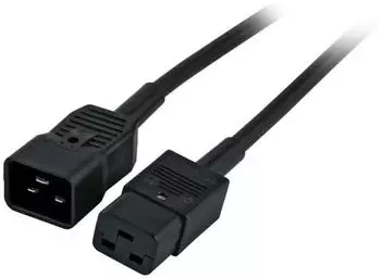 EFB-Elektronik Kaltger&auml;teverl&auml;ngerung C20 auf C19, schwarz, 1,8m (EK519.1,8)