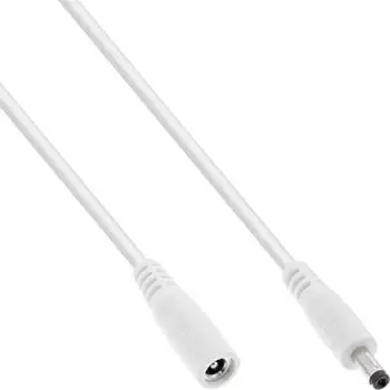 InLine DC-Verl&auml;ngerungskabel 4,0x1,7mm wei&szlig; 2m (26802D)