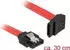 DeLock SATA 6Gb/s Kabel, gerade auf oben gewinkelt, 30cm, rot (83973)