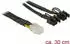 DeLock PCIe Stromkabel 6-Pin auf 2x 8-Pin (6+2), 30cm, schwarz (85455)