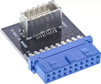 InLine USB 3.0 zu USB 3.1 Frontpanel Key-B Adapter intern (33446C)