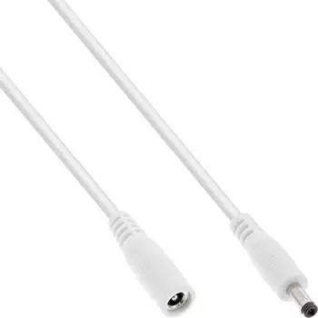 InLine DC-Verl&auml;ngerungskabel 4,0x1,7mm wei&szlig; (26803D)