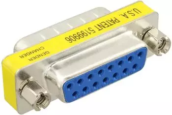 InLine Mini-Gender-Changer 15-pol Gameport Stecker/Buchse (47719)
