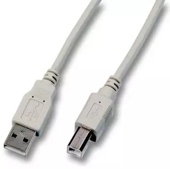 EFB-Elektronik USB 2.0 Anschlusskabel Typ A auf B, 1,0m, grau (K5255.1)