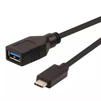 Roline USB 3.2 Gen 1 Kabeladapter USB-C Stecker auf USB-A Buchse, OTG, 0,15m (11.02.9030)