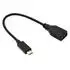 Roline USB 3.2 Gen 1 Kabeladapter USB-C Stecker auf USB-A Buchse, OTG, 0,15m (11.02.9030)