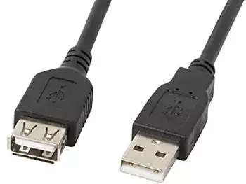Lanberg USB-A Verl&auml;ngerungskabel 2.0 Stecker/Buchse vergoldet 5m schwarz (CA-USBE-10CC-0050-BK)