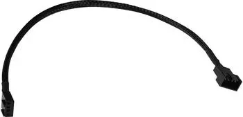 Alphacool 4-Pin PWM L&uuml;fterkabel-Verl&auml;ngerung 30cm, schwarz (18674)