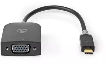 Nedis USB-C auf VGA Adapter USB 3.2 Gen 1, 1920x1200, anthrazit (CCBW64852AT02)