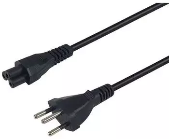 Equip Stromkabel T12 auf C5, schwarz, 5m (112232)
