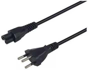 Equip Stromkabel T12 auf C5, schwarz, 3,0m (112231)
