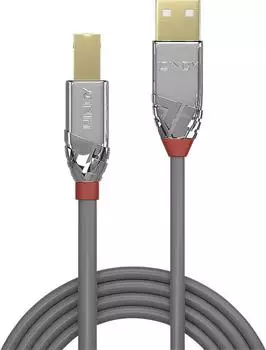 Lindy USB 2.0 Typ-A auf Typ-B Kabel 7,5m, Cromo Line (36645)