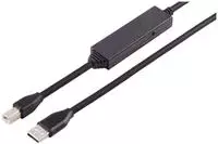 Aktives USB-A Adapterkabel, USB-B, 2.0, 15m (13-19085)