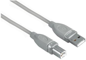 Hama USB-2.0-Kabel, geschirmt, Grau, 5m (00045023)