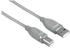 Hama USB-2.0-Kabel, geschirmt, Grau, 3m (00045022)