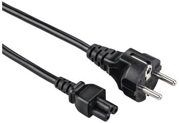 Hama Netzkabel, Schutzkontakt-Stecker - 3pol.-Kupplung Kleeblatt, 2,5m (00044215)