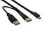 InLine 2 x A zu Mini-B USB Kabel (33107X)
