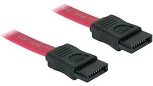 DeLock SATA Kabel 50cm gerade/gerade rot (84208)
