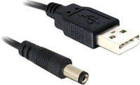 DeLOCK Cable USB Power Schwarz 1 m USB A