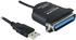 DeLock USB 1.1 Parallel Adapter 0,8m (82001)