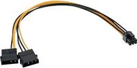 PCI Express Kabel Anschlu?kabel Adapter Strom Adapterkabel 6 pol PCIe ATI, ASUS,