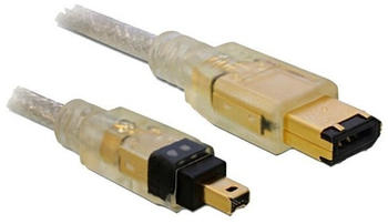 DeLock FireWire Kabel 6-pol/4-pol 2.0m (82577)