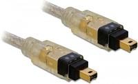 DeLOCK FireWire A/A, 1.0m Grau 1 m