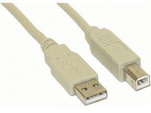 InLine USB 2.0 Kabel, A an B, beige, 10m (34550H)